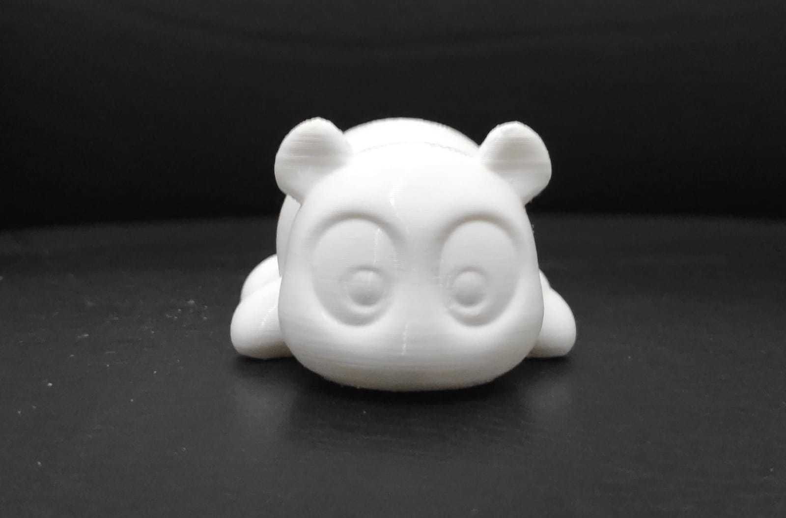 Lying Cute Panda 3D print model_5