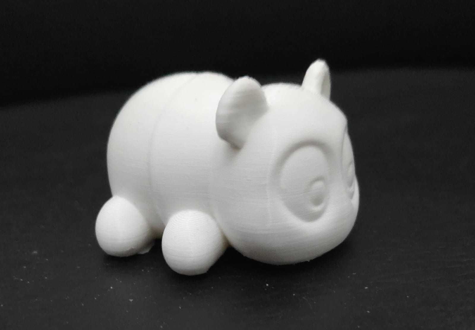 Lying Cute Panda 3D print model_13