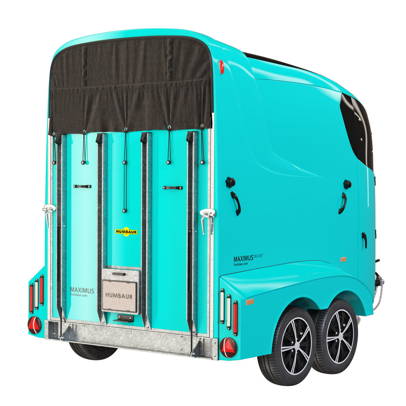 Horse trailer Humbaur Maximus Deluxe 3D model_3