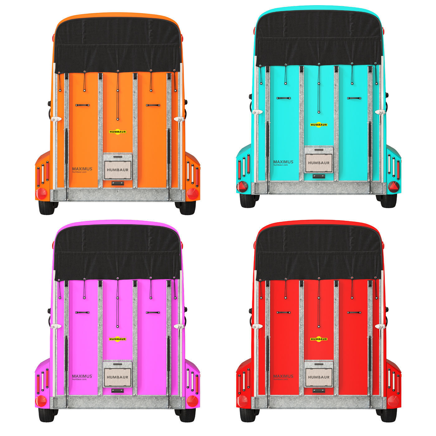 Horse trailer Humbaur Maximus Deluxe 3D model_2