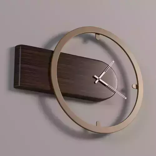 Wooden wall clock
