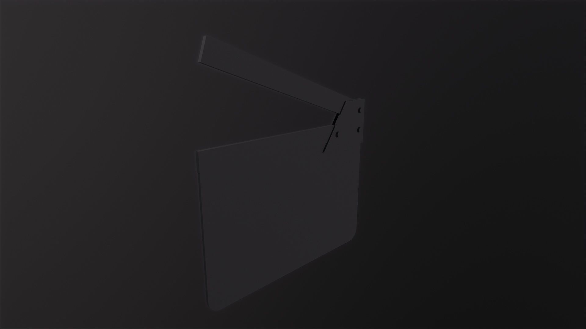 Clapperboard movie clapper board 3D Model Low-poly 3D model_5