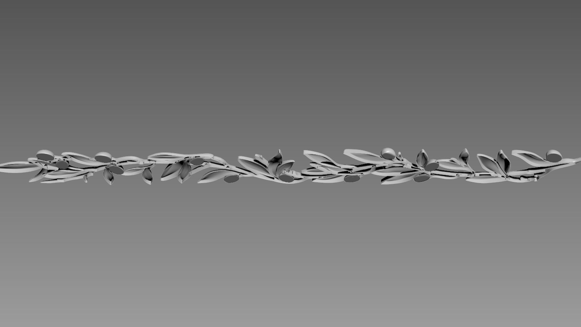 Olive Branch 3D model_8