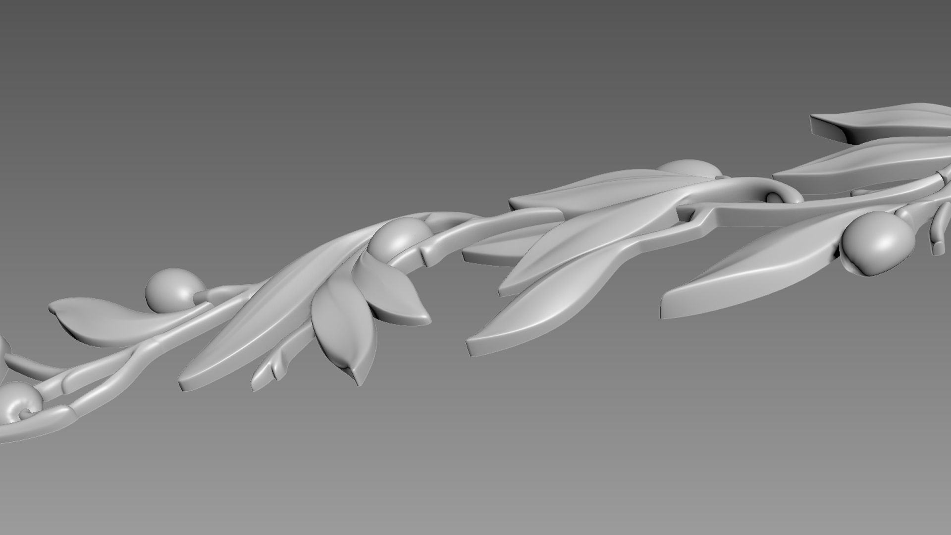 Olive Branch 3D model_10