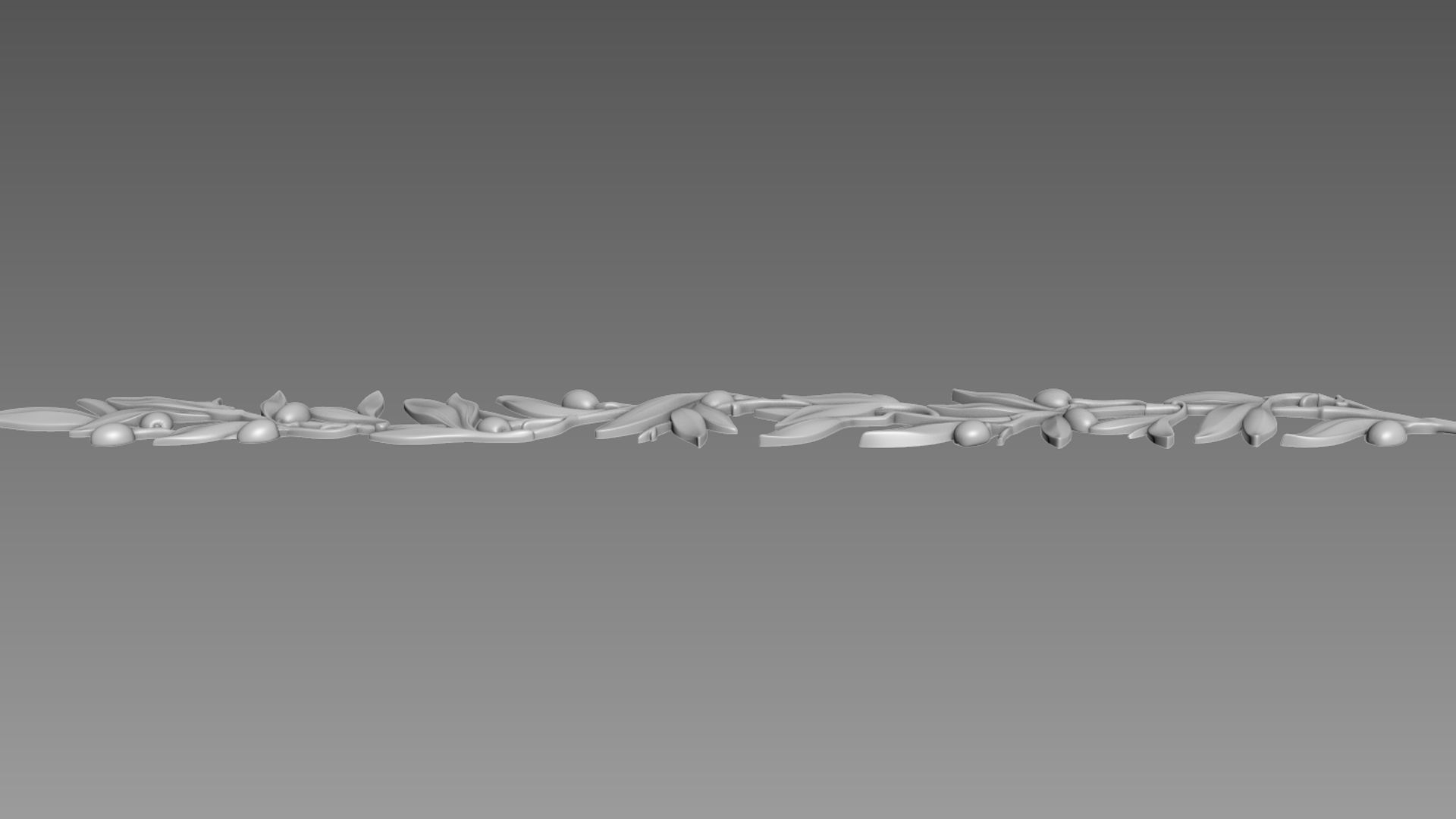 Olive Branch 3D model_6