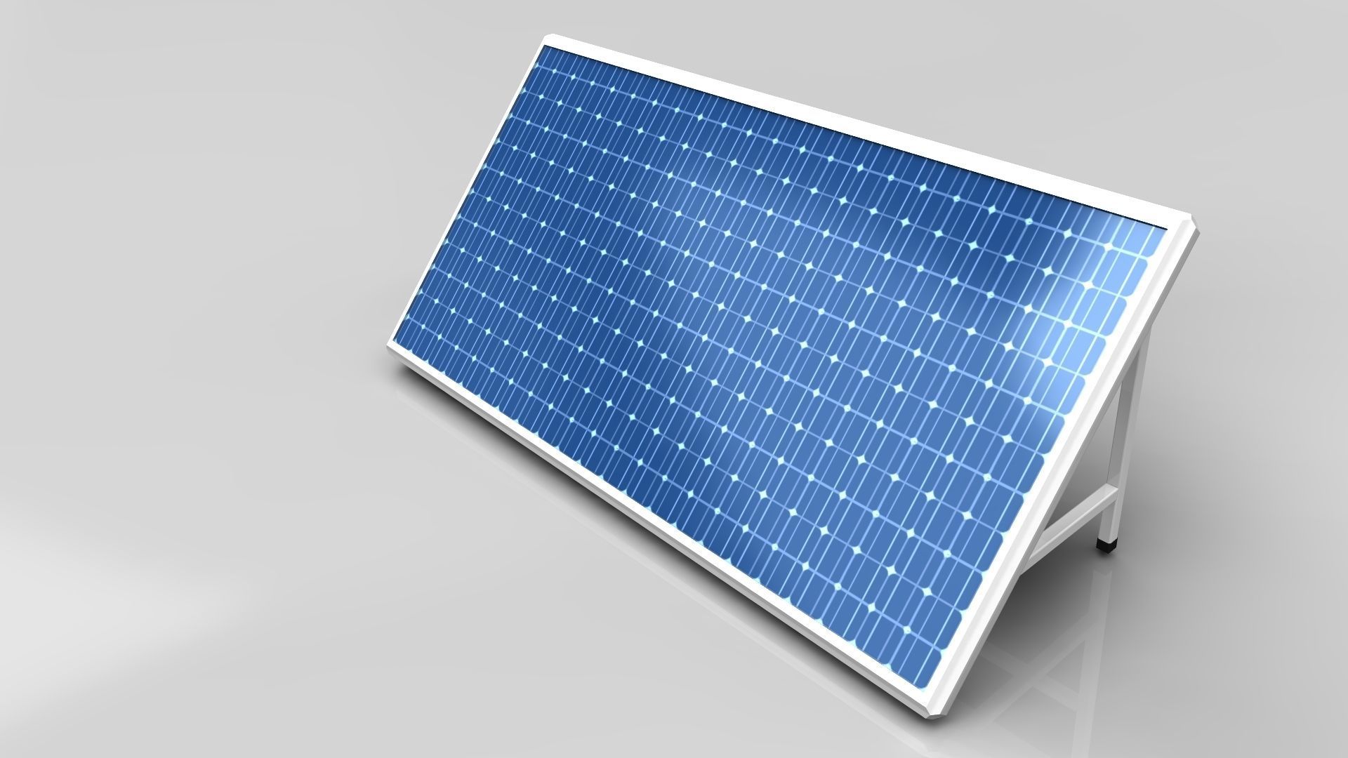 Solar Panel 3D model_2
