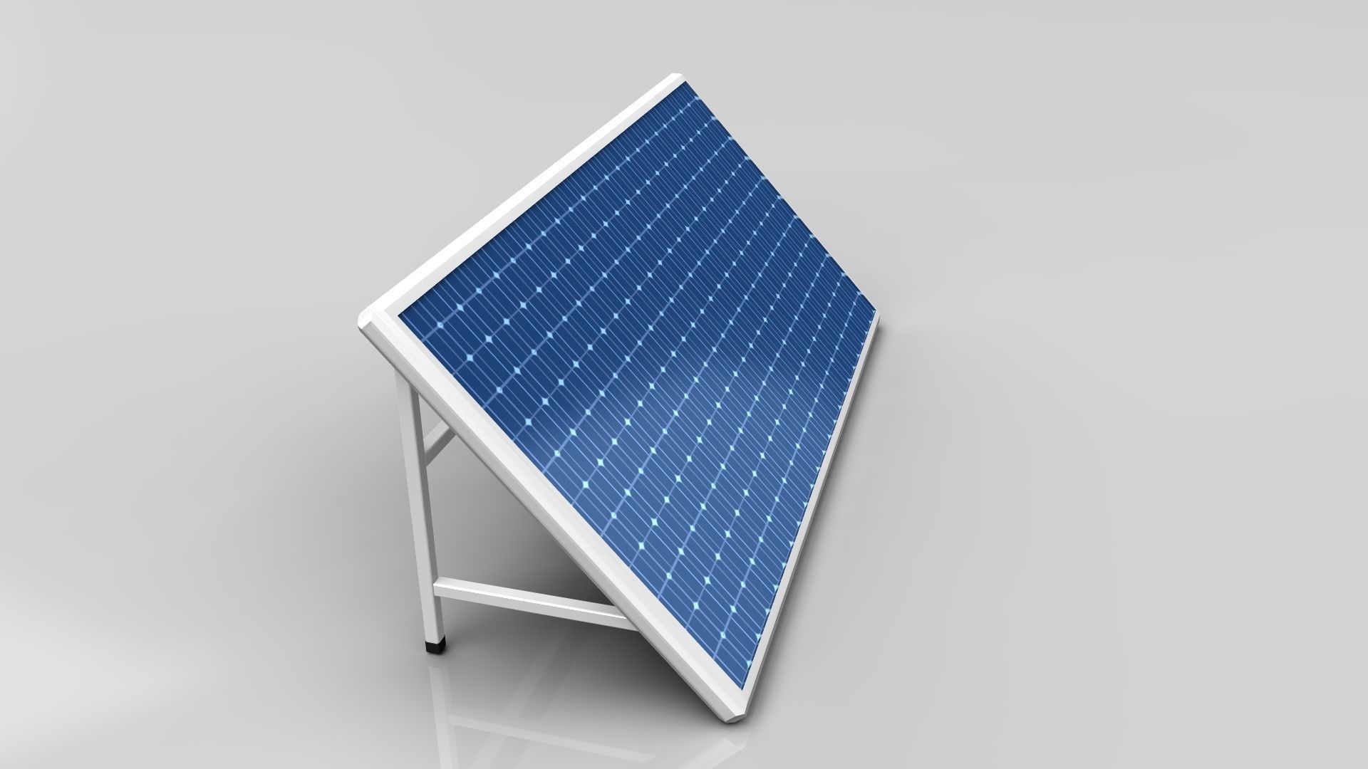 Solar Panel 3D model_1
