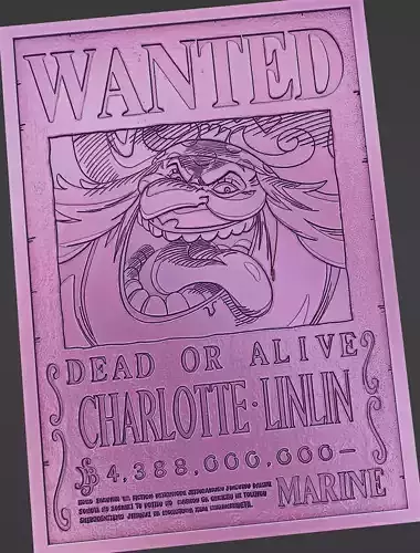 BIG MOM-CHARLOTTE LINLIN WANTED POSTER - ONE PIECE