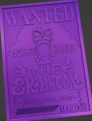 BROOK WANTED POSTER - ONE PIECE