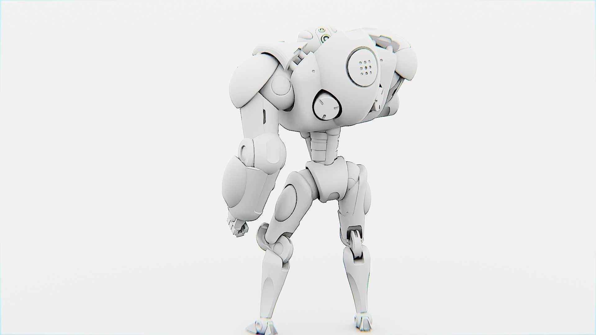 BATTLE DROID OSTRADAM   RIGGED 3D model_33