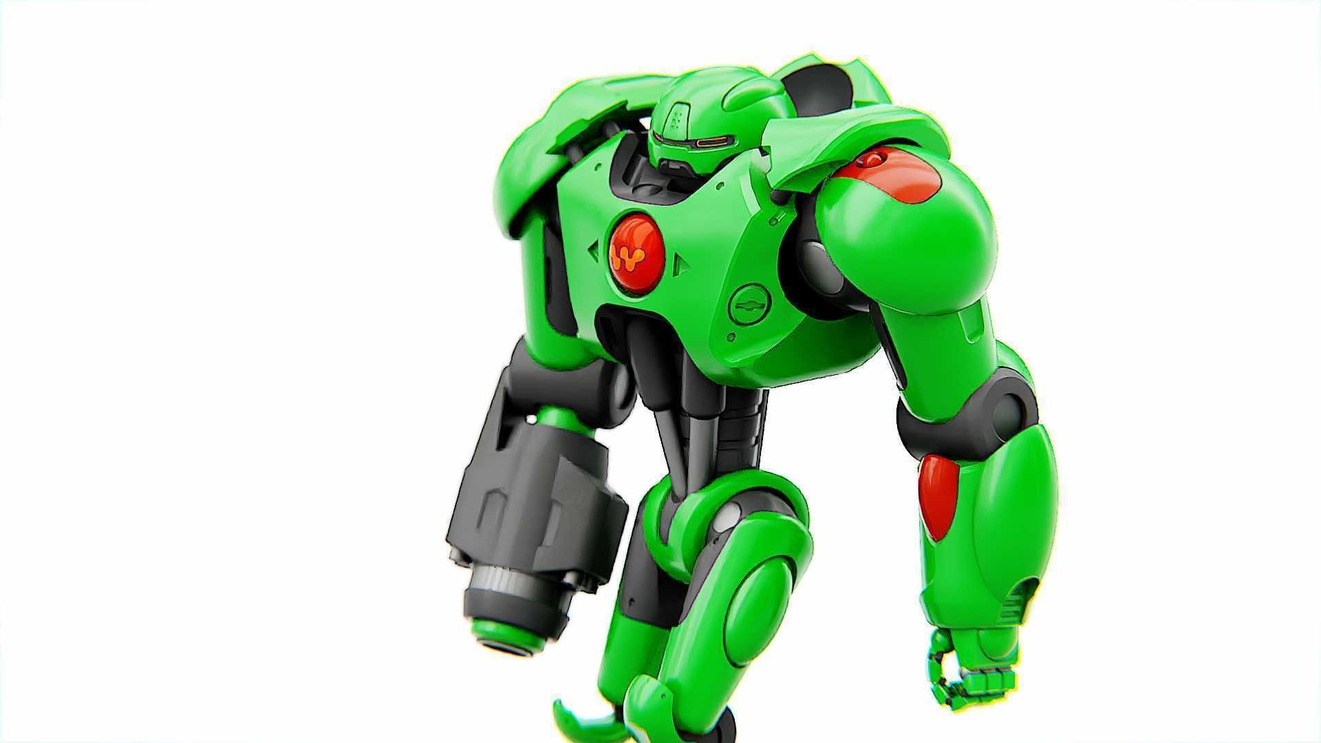 BATTLE DROID OSTRADAM   RIGGED 3D model_24