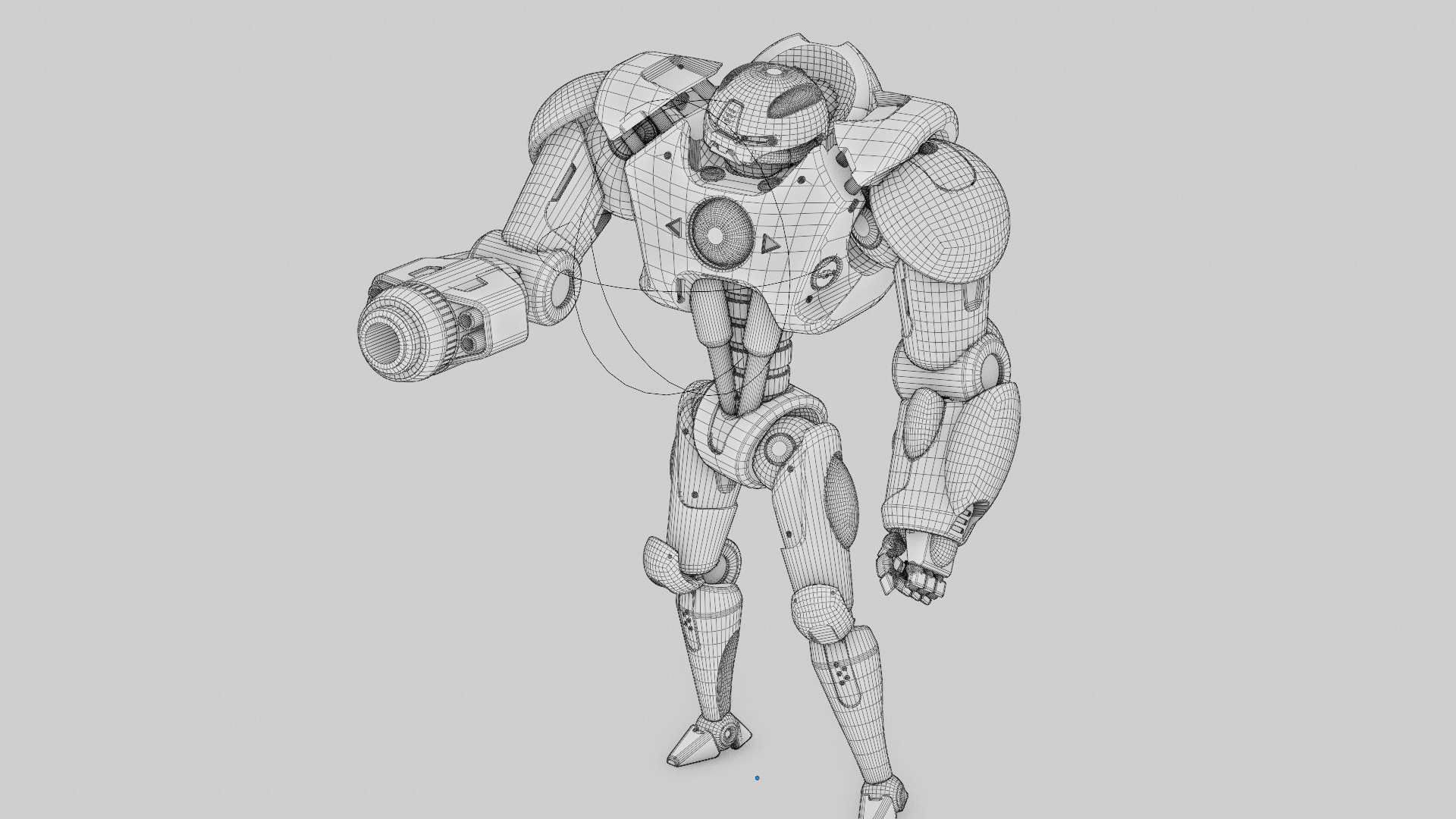 BATTLE DROID OSTRADAM   RIGGED 3D model_38