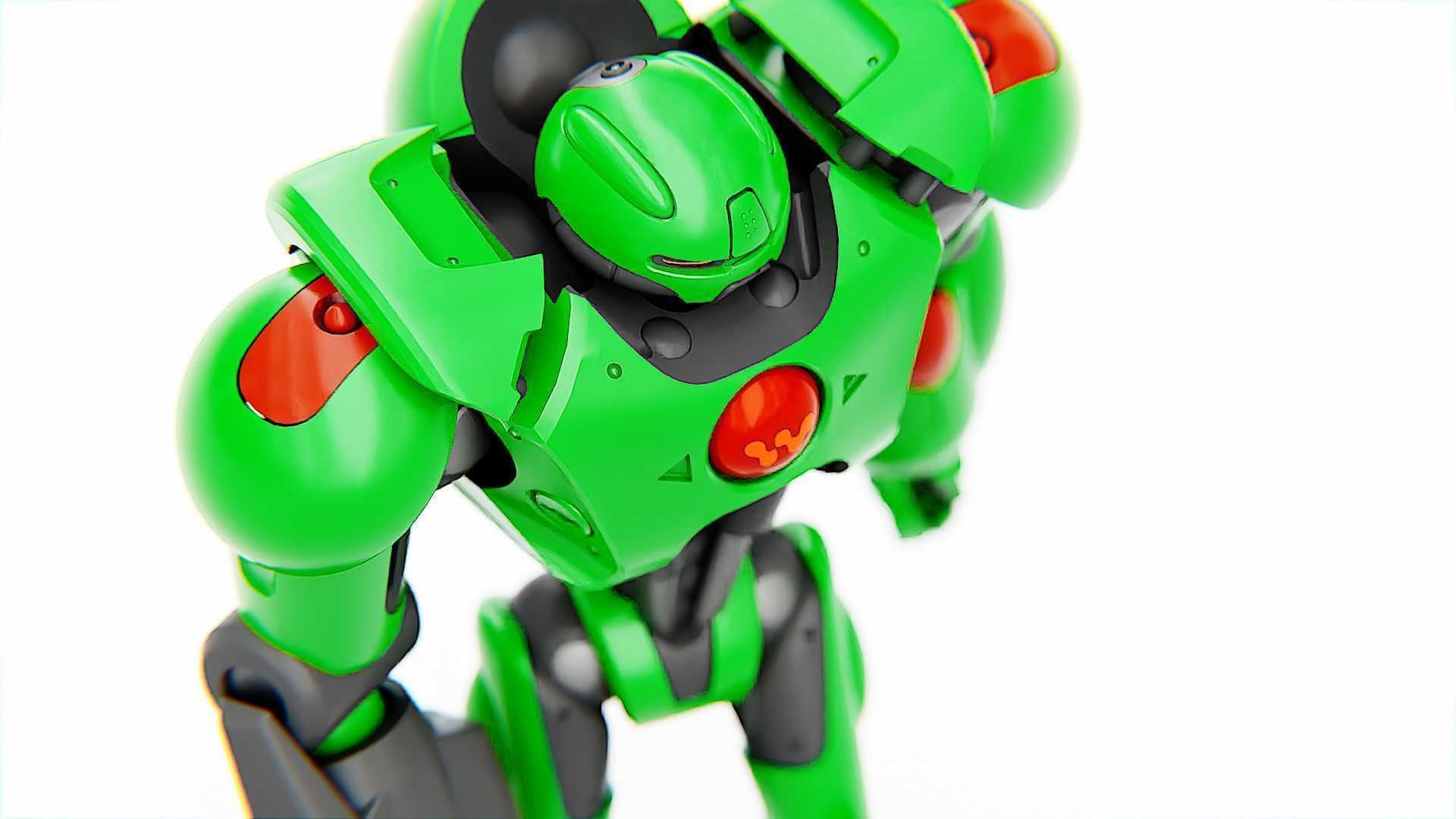 BATTLE DROID OSTRADAM   RIGGED 3D model_29