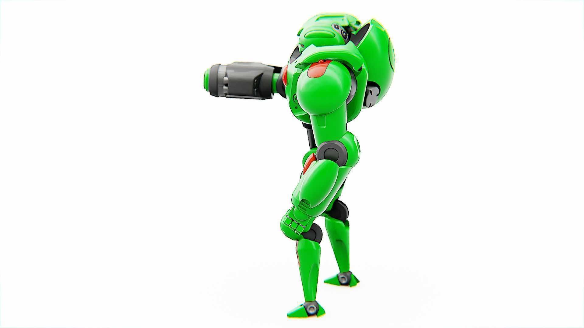 BATTLE DROID OSTRADAM   RIGGED 3D model_5