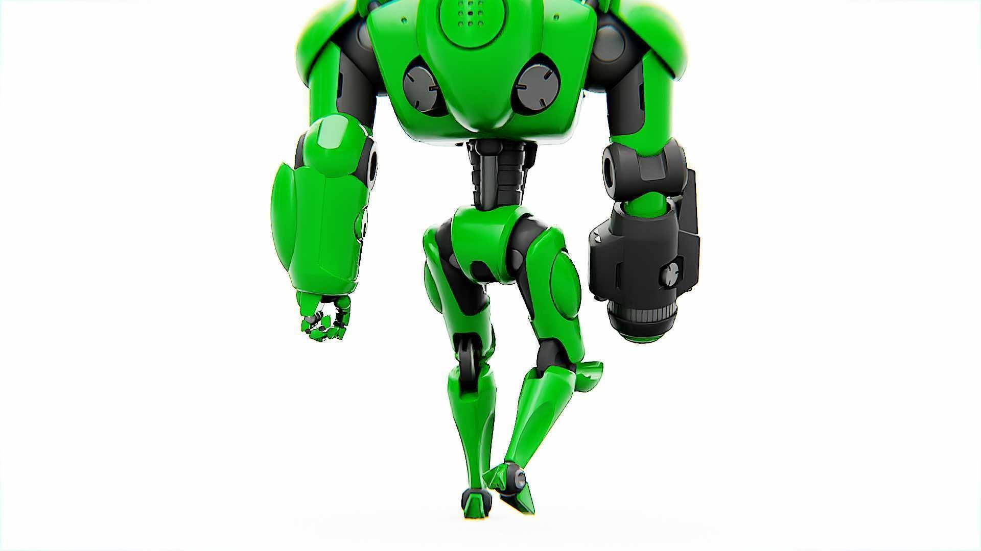 BATTLE DROID OSTRADAM   RIGGED 3D model_27