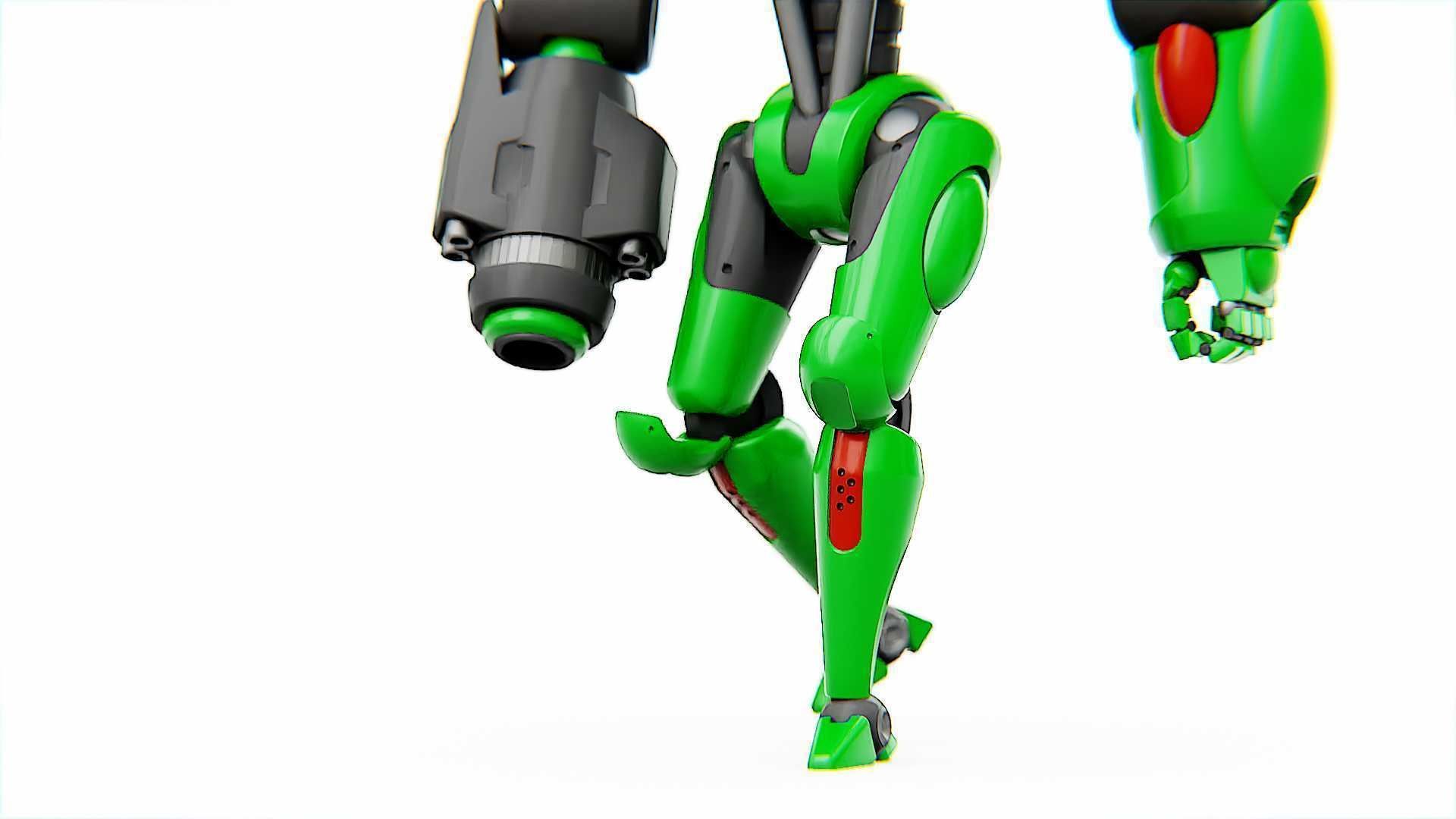 BATTLE DROID OSTRADAM   RIGGED 3D model_28