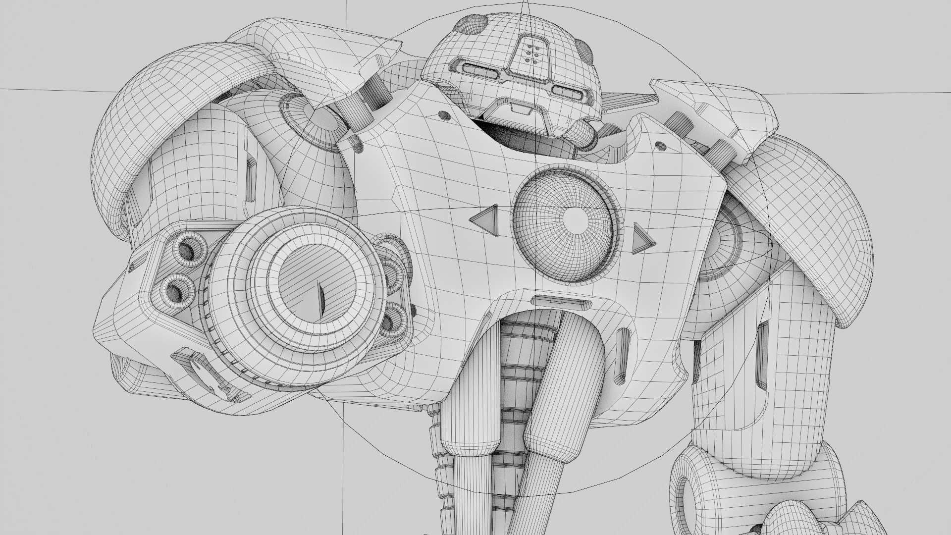 BATTLE DROID OSTRADAM   RIGGED 3D model_40