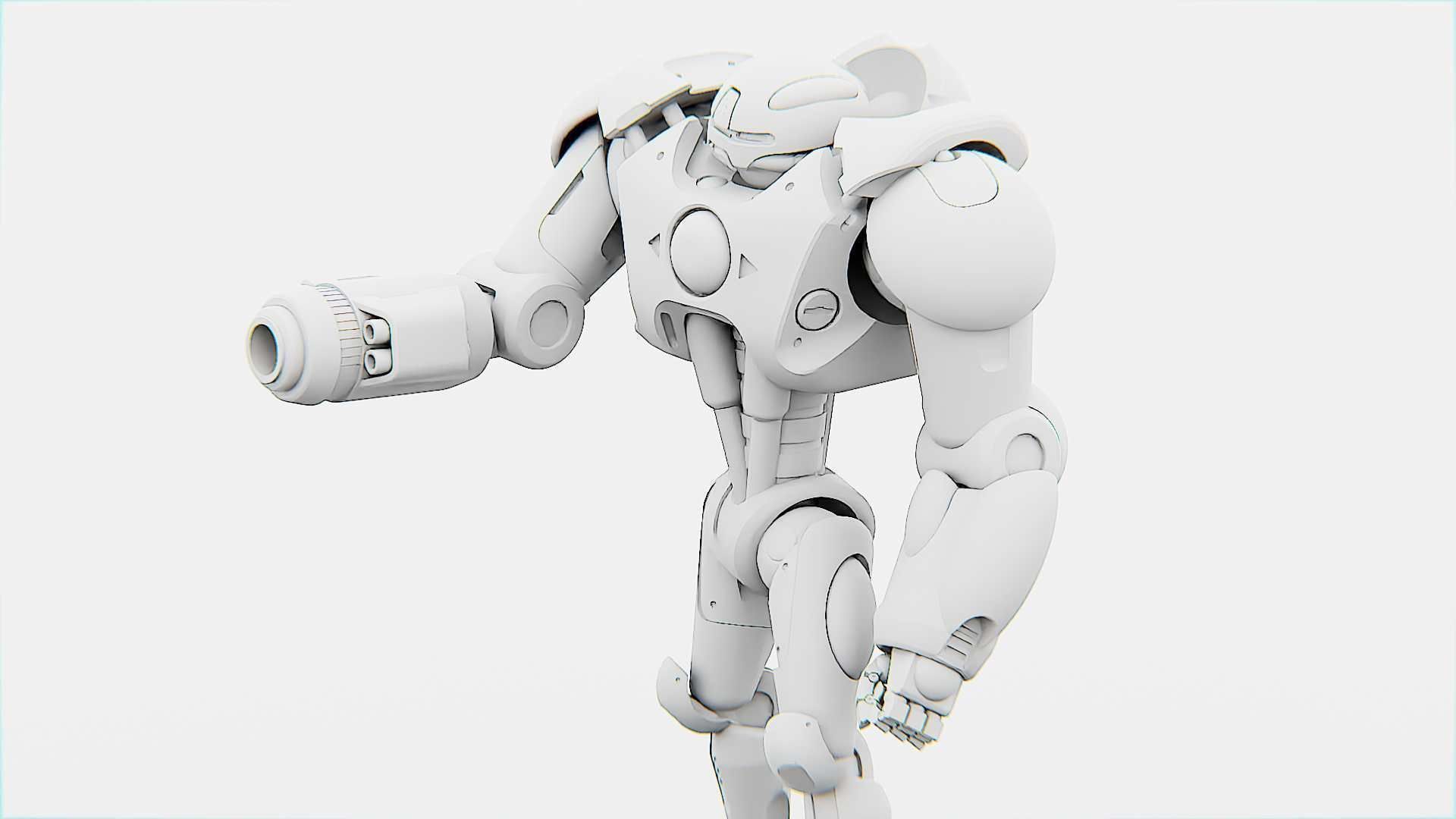BATTLE DROID OSTRADAM   RIGGED 3D model_32