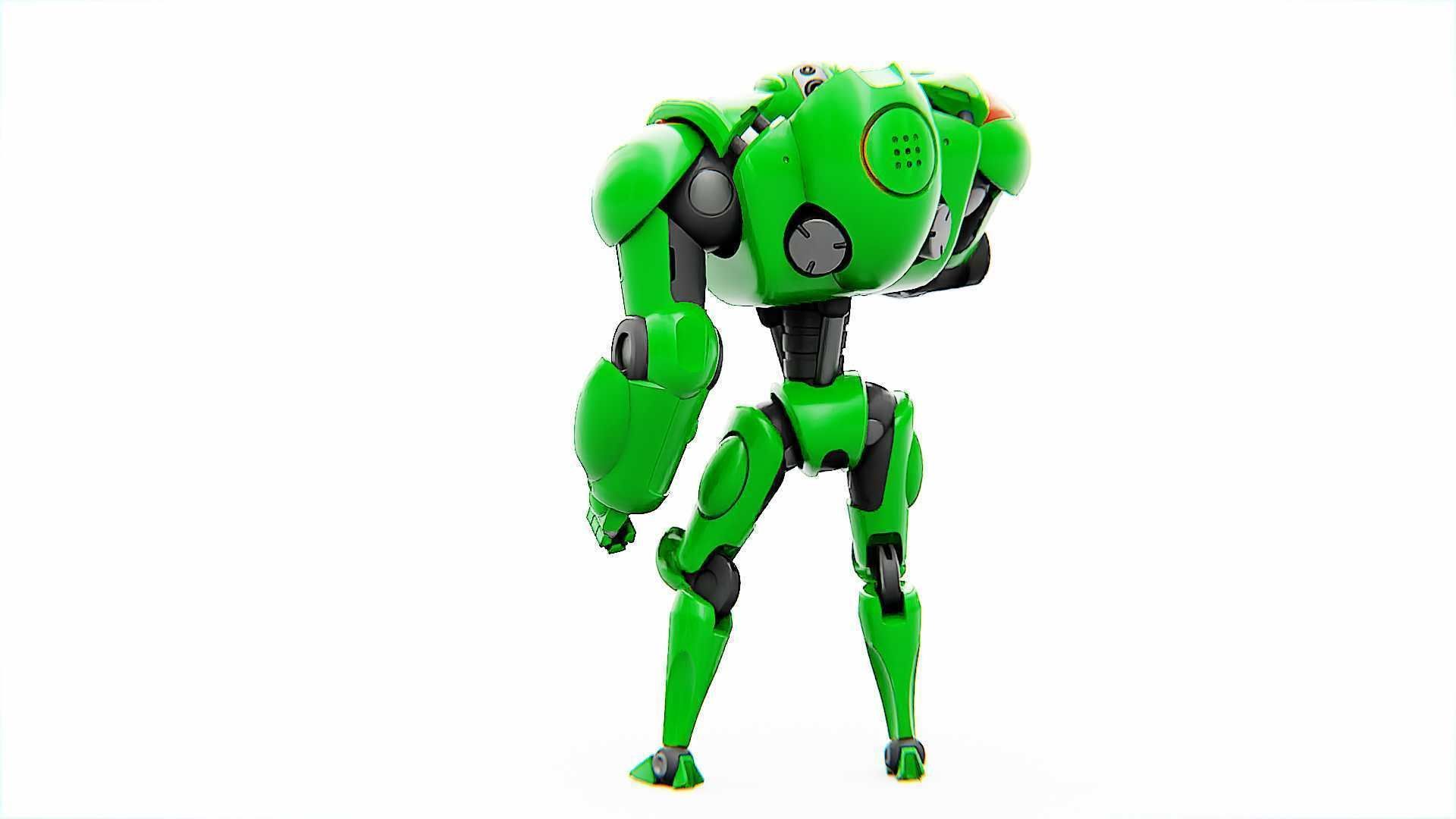 BATTLE DROID OSTRADAM   RIGGED 3D model_7