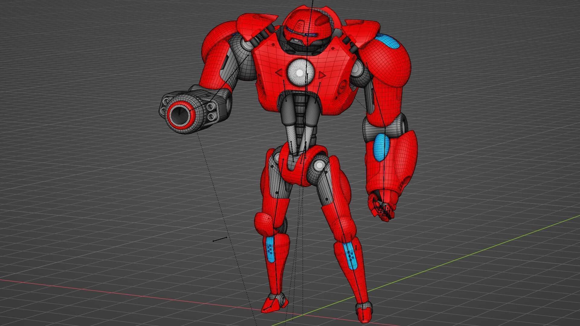 BATTLE DROID OSTRADAM   RIGGED 3D model_36