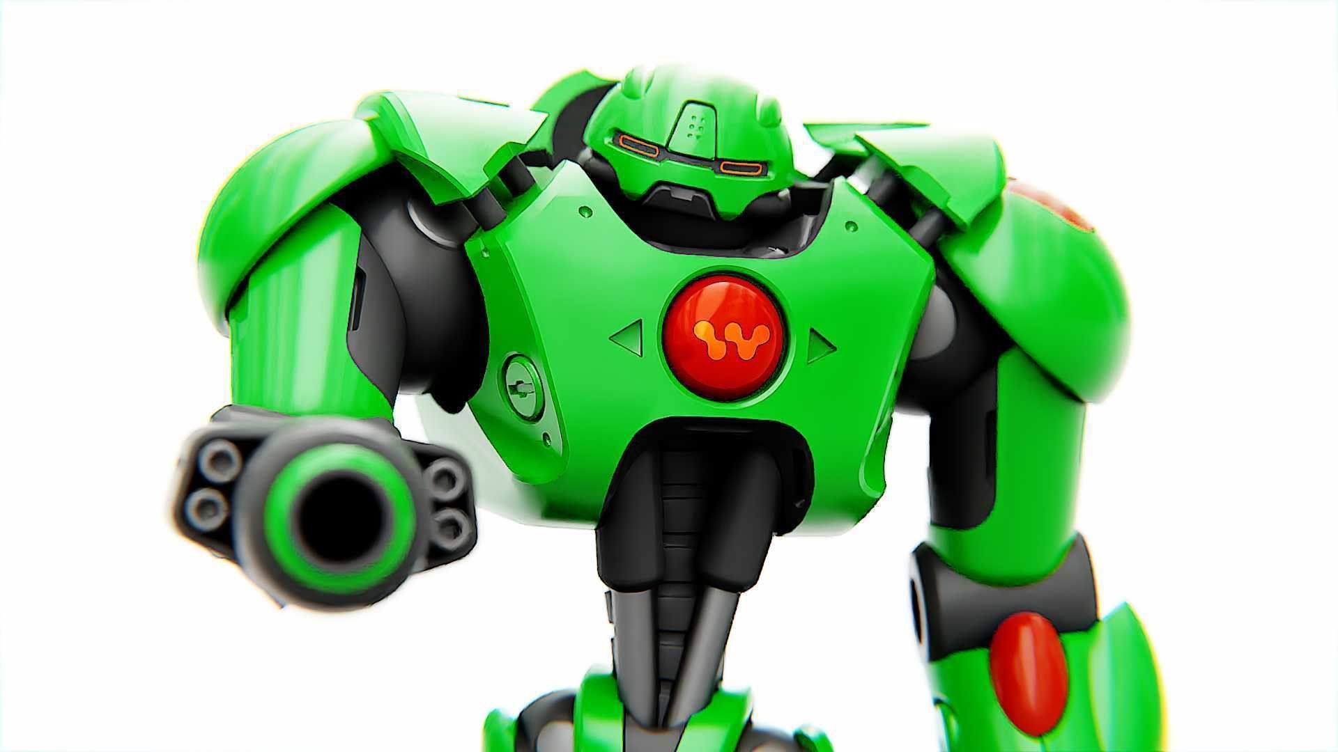 BATTLE DROID OSTRADAM   RIGGED 3D model_1