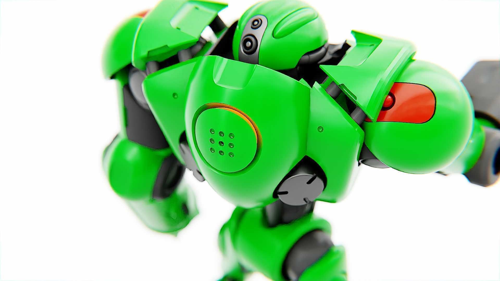 BATTLE DROID OSTRADAM   RIGGED 3D model_19