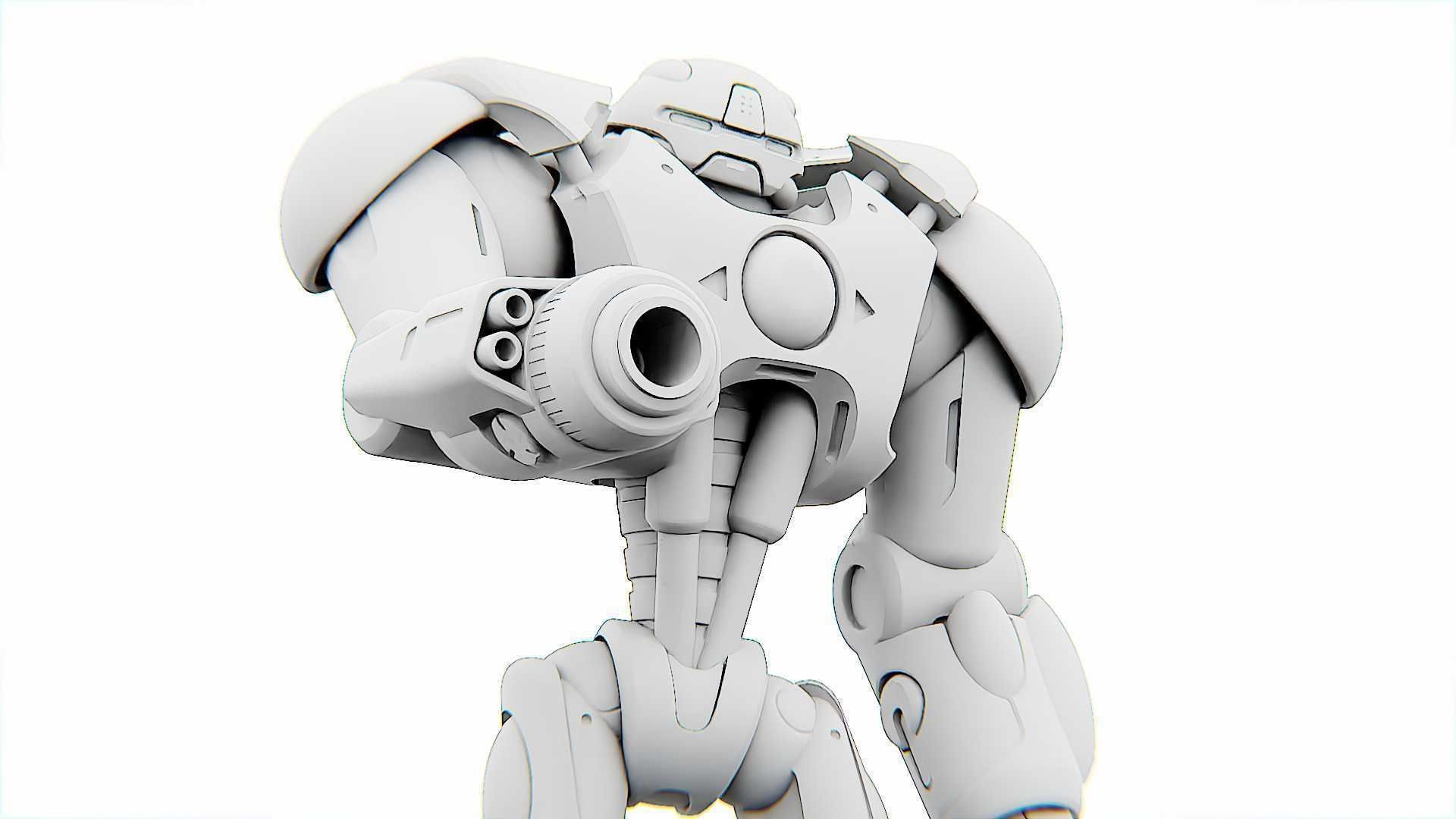 BATTLE DROID OSTRADAM   RIGGED 3D model_34