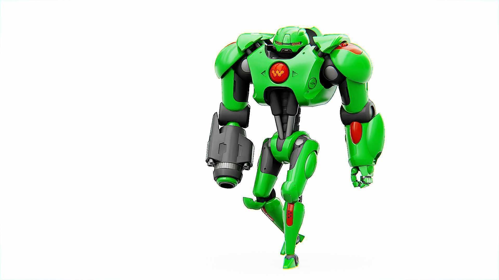 BATTLE DROID OSTRADAM   RIGGED 3D model_23