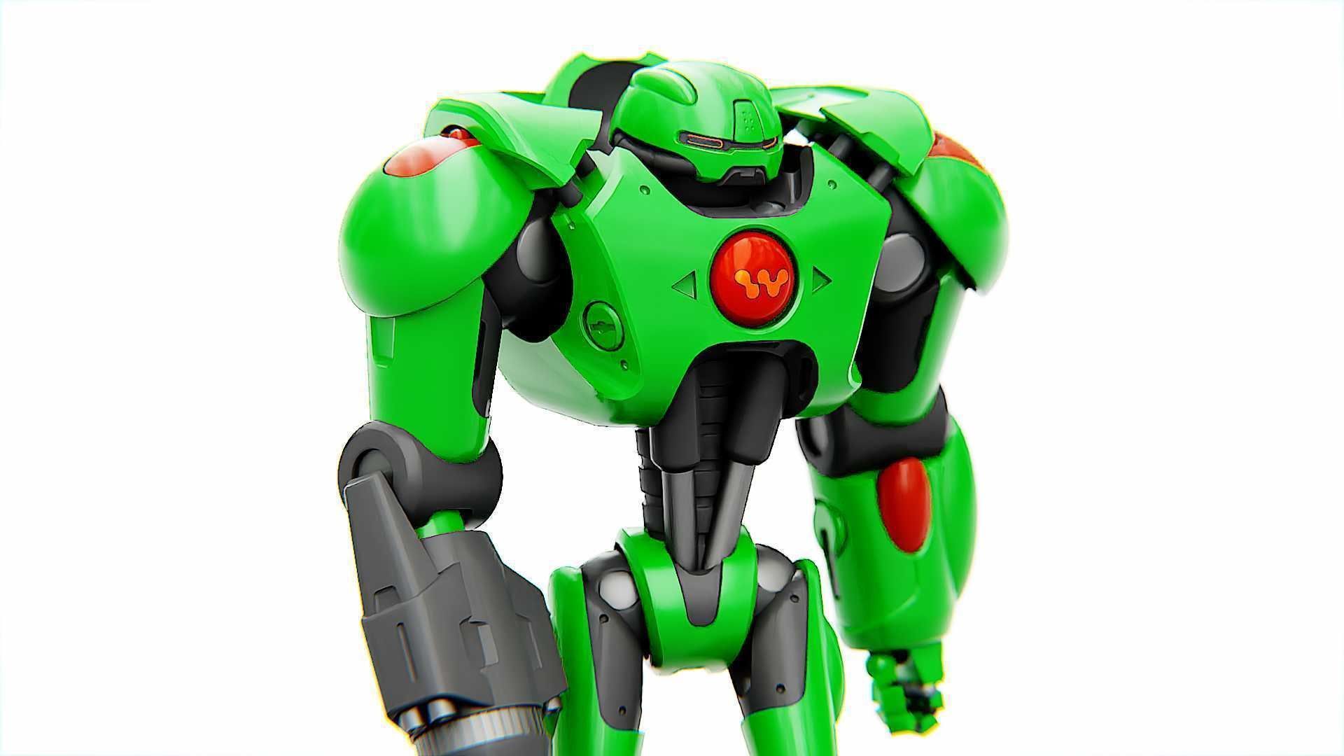 BATTLE DROID OSTRADAM   RIGGED 3D model_26