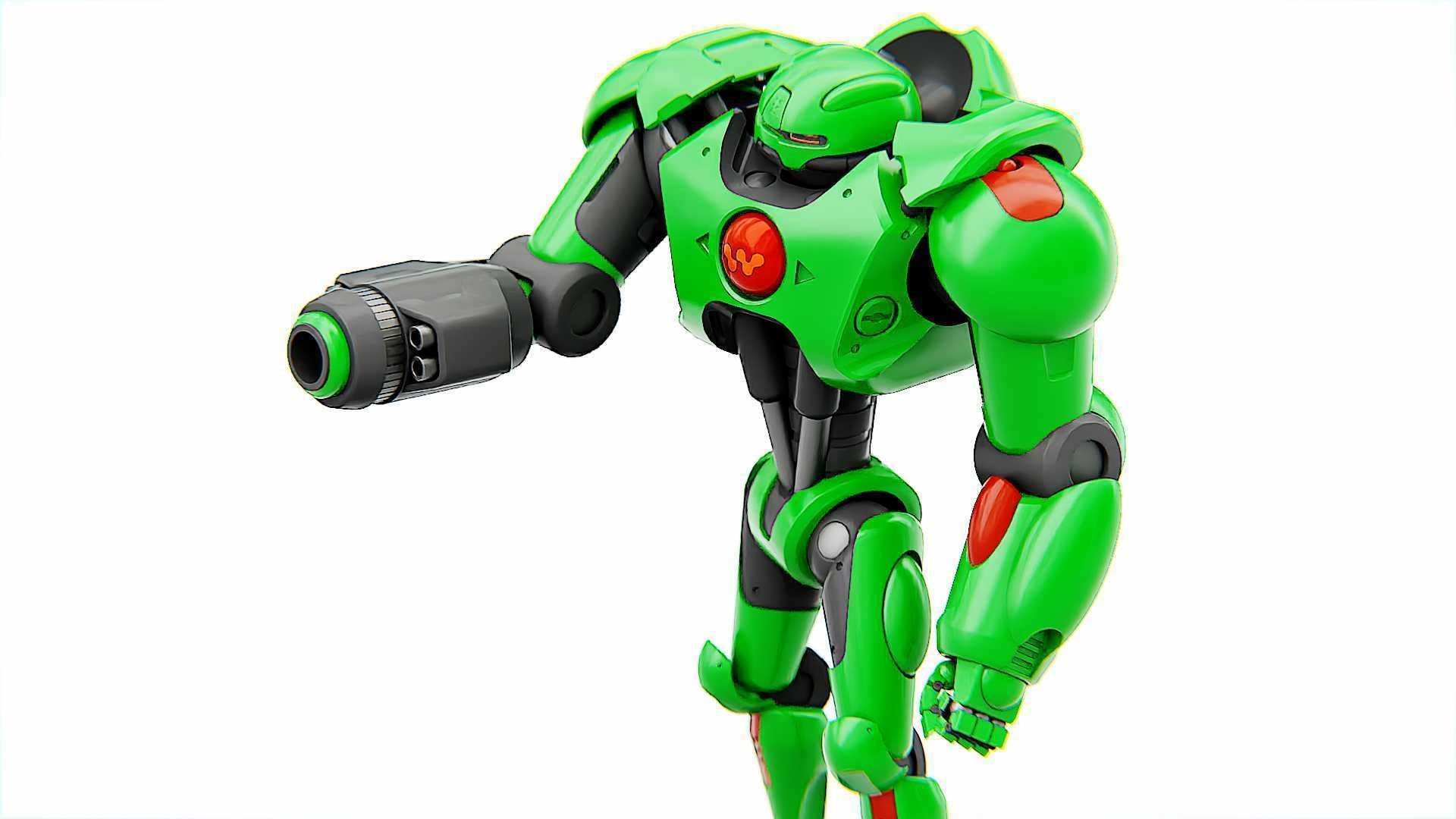 BATTLE DROID OSTRADAM   RIGGED 3D model_2