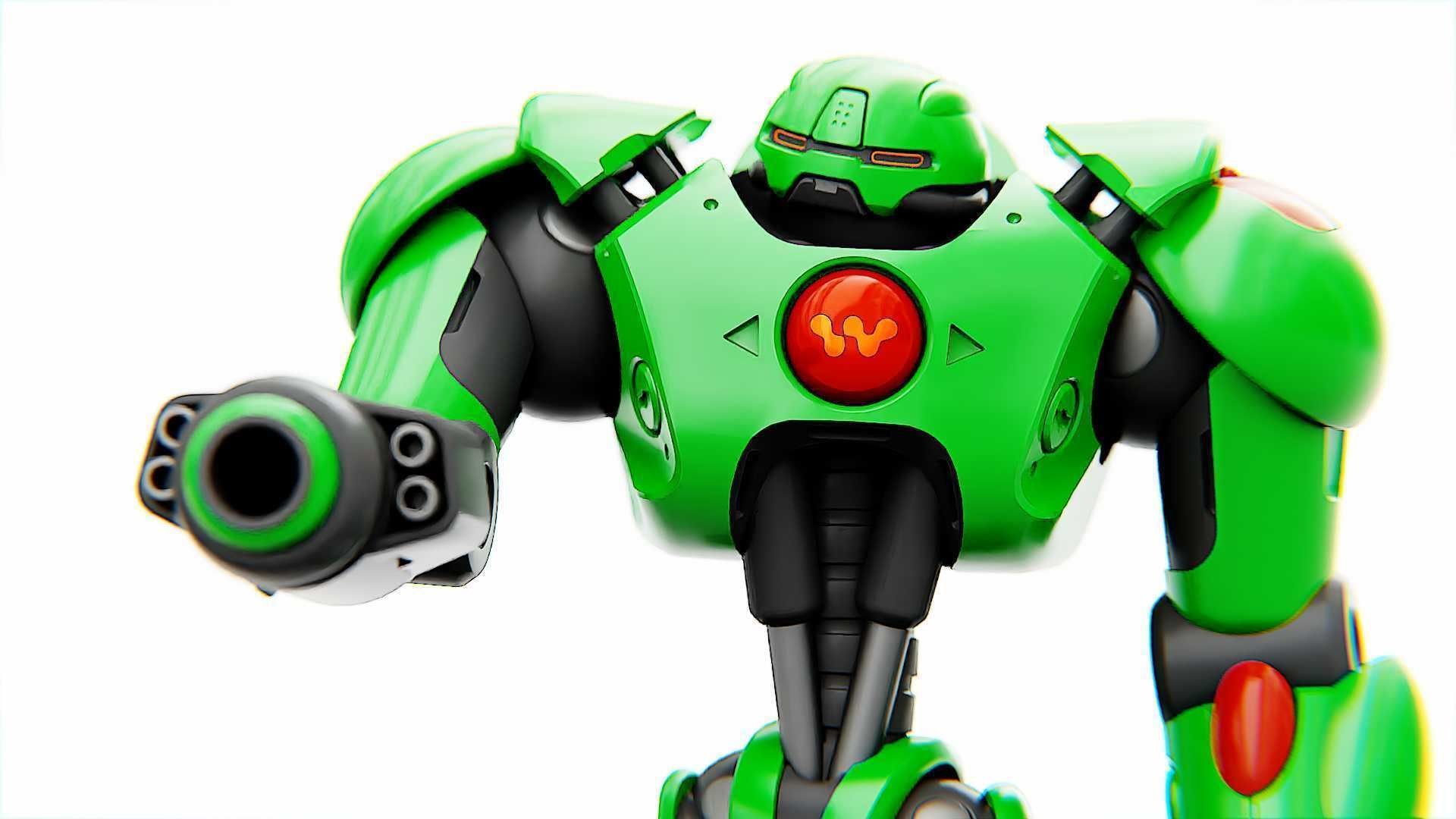 BATTLE DROID OSTRADAM   RIGGED 3D model_14