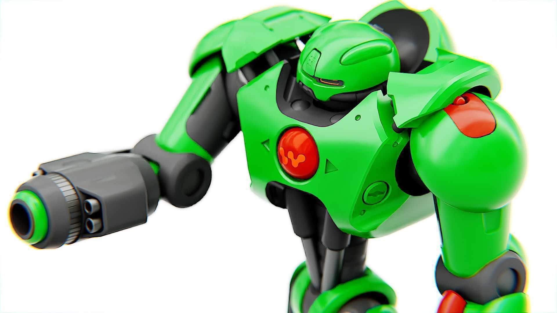 BATTLE DROID OSTRADAM   RIGGED 3D model_15