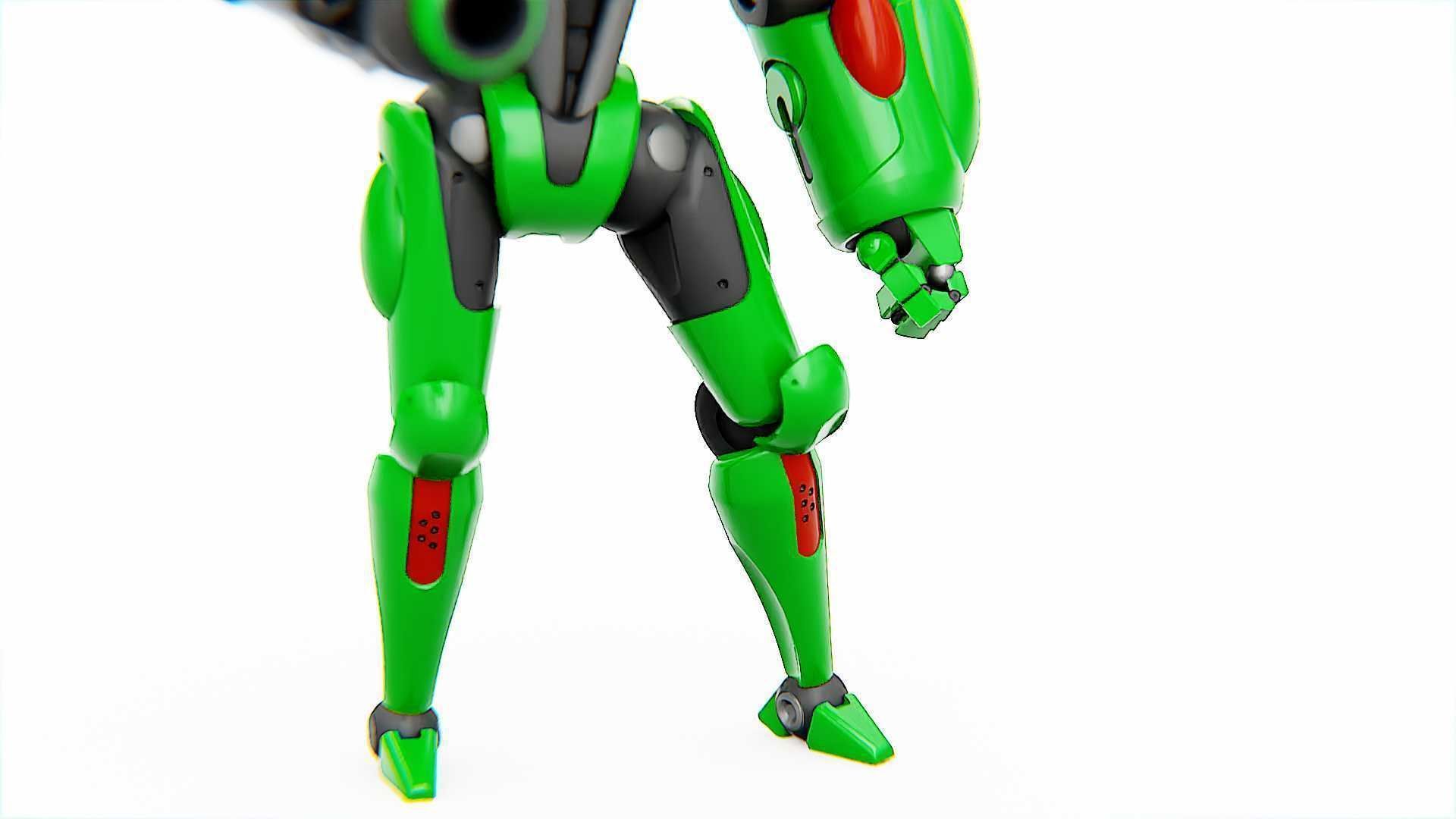 BATTLE DROID OSTRADAM   RIGGED 3D model_18