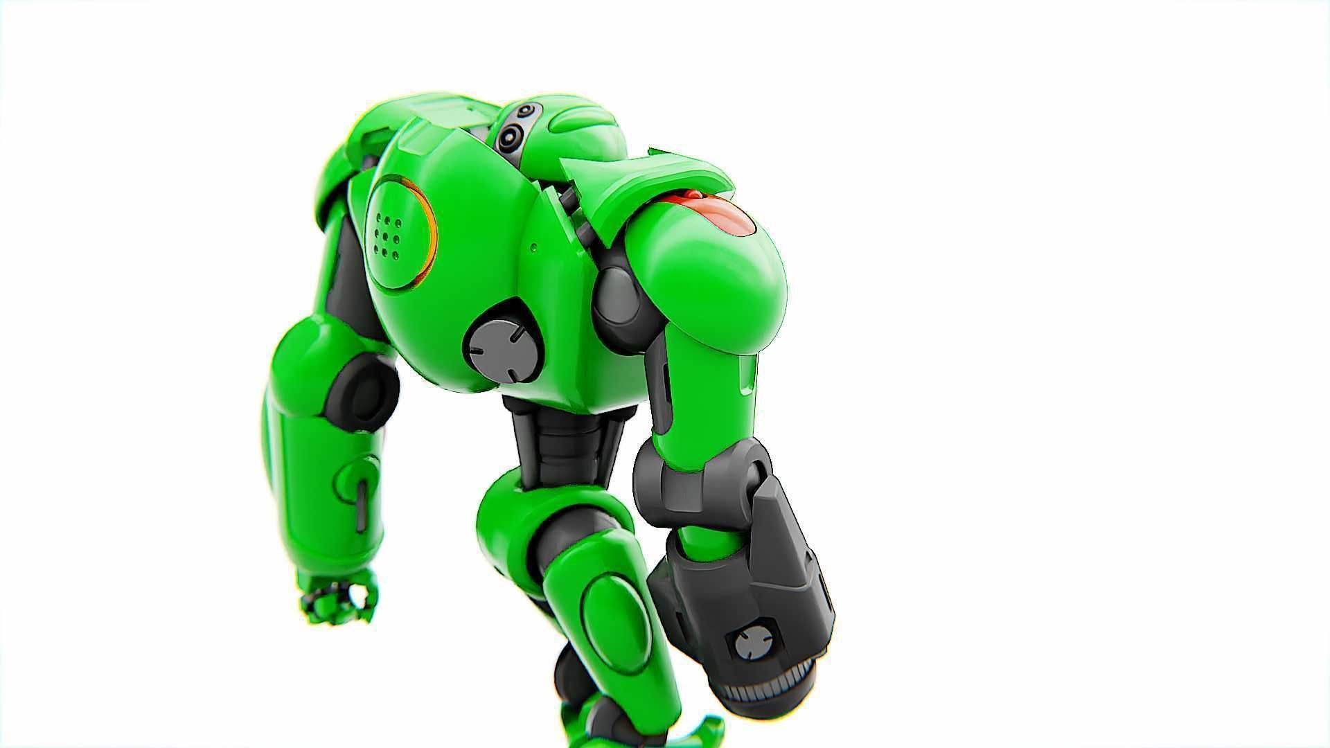 BATTLE DROID OSTRADAM   RIGGED 3D model_25