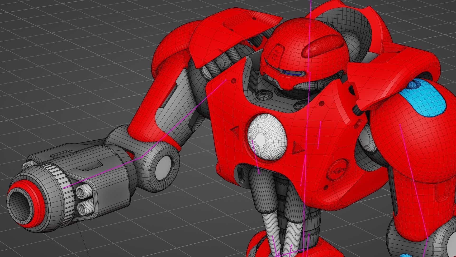 BATTLE DROID OSTRADAM   RIGGED 3D model_37