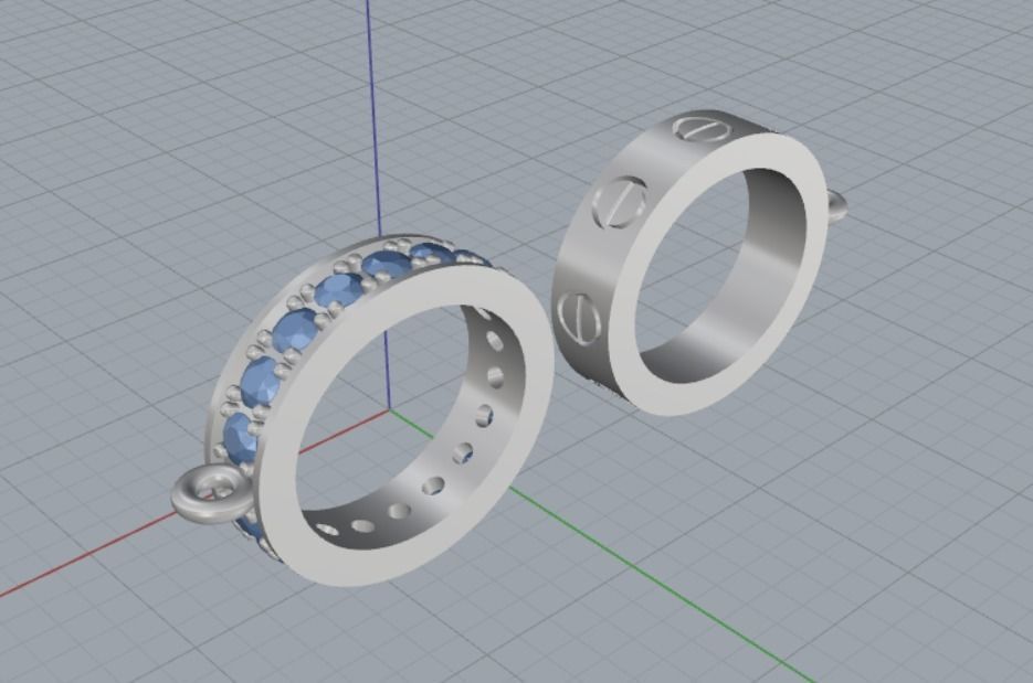 pendant 3D print model_13