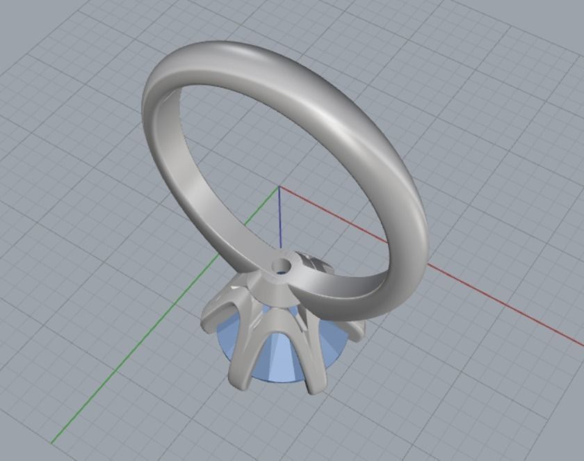 Engagement rings 3D print model_11