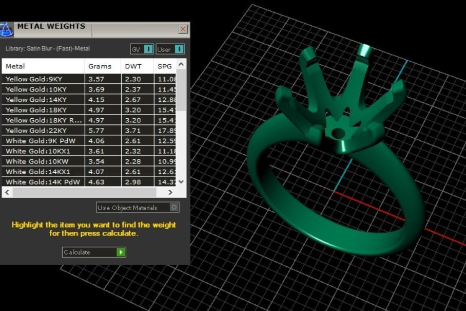 Engagement rings 3D print model_7