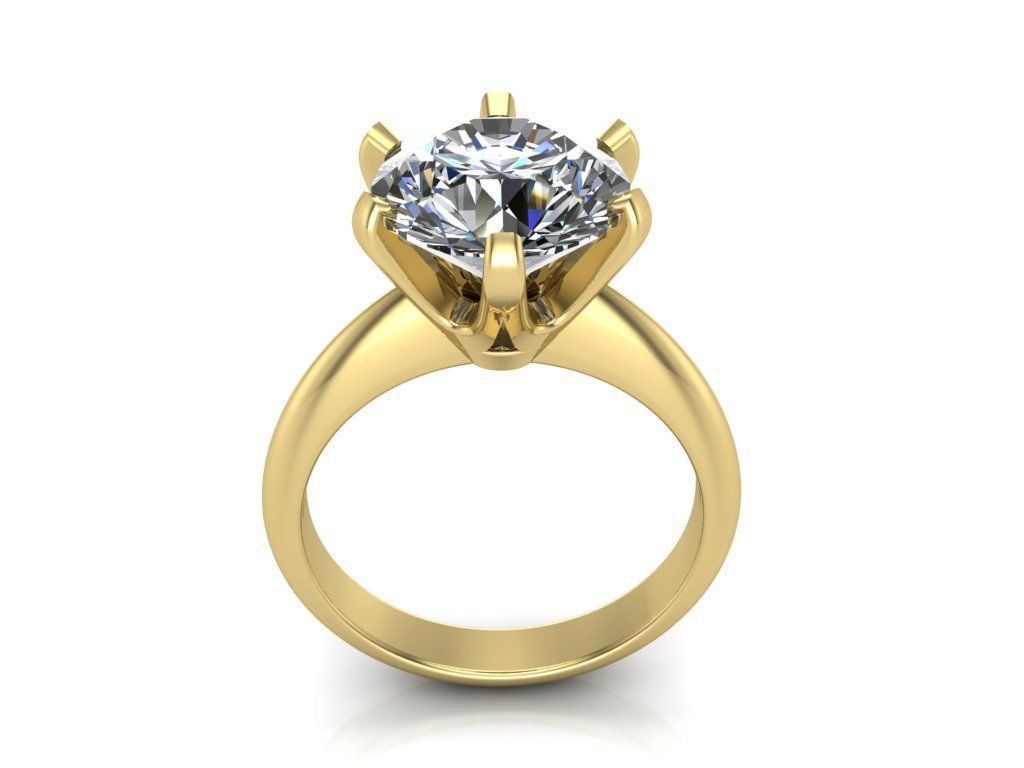 Engagement rings 3D print model_1