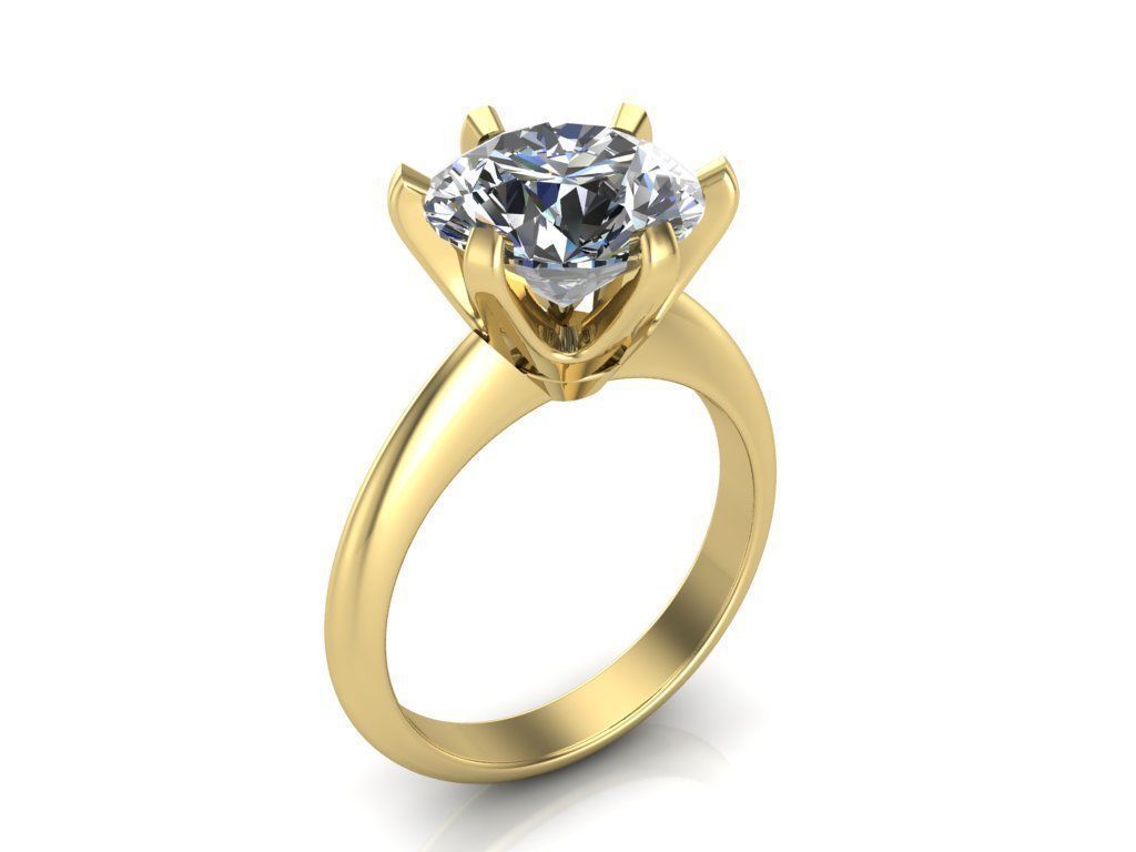 Engagement rings 3D print model_2