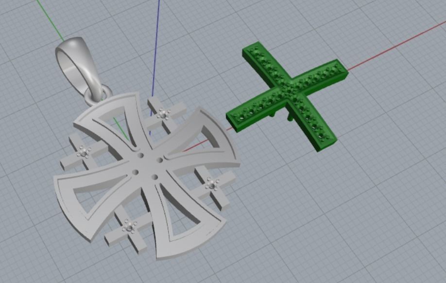 Cross 3D print model_7
