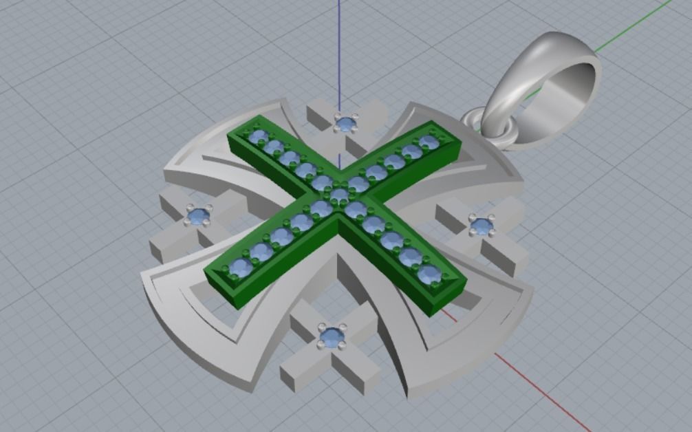 Cross 3D print model_13