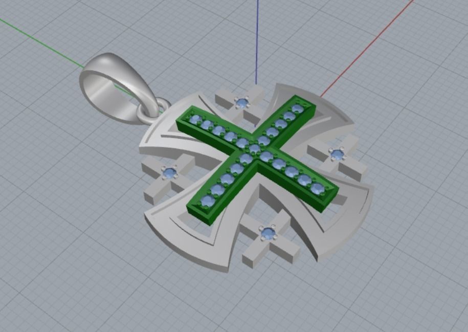 Cross 3D print model_11