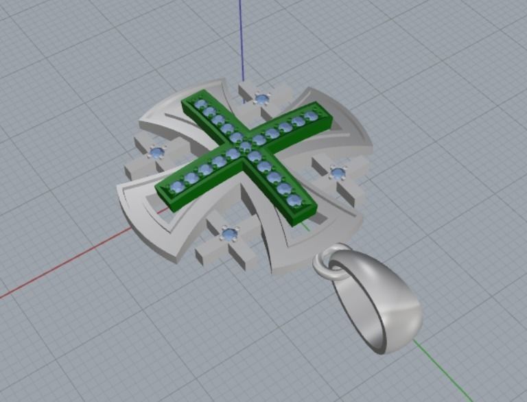 Cross 3D print model_14