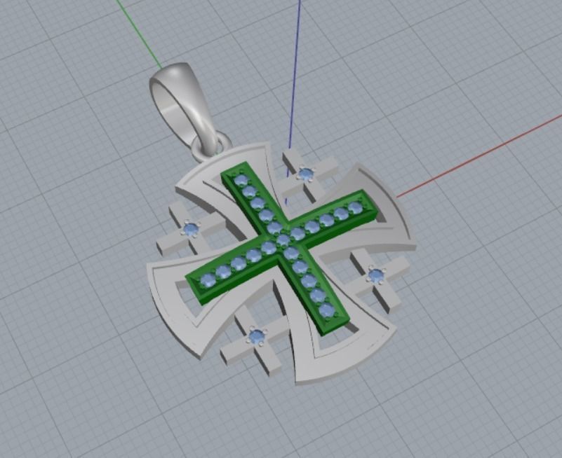Cross 3D print model_6