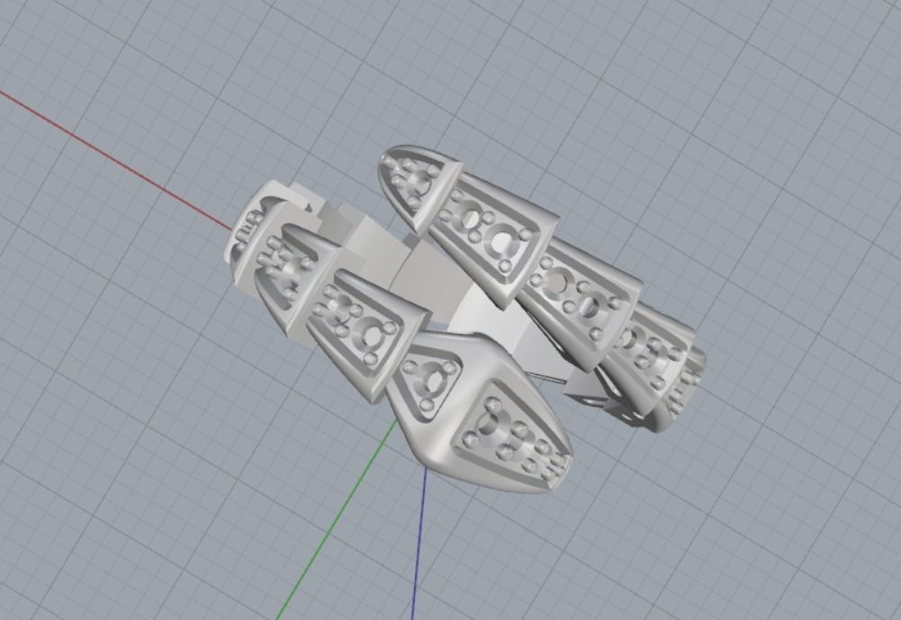 snake ring 3D print model_14