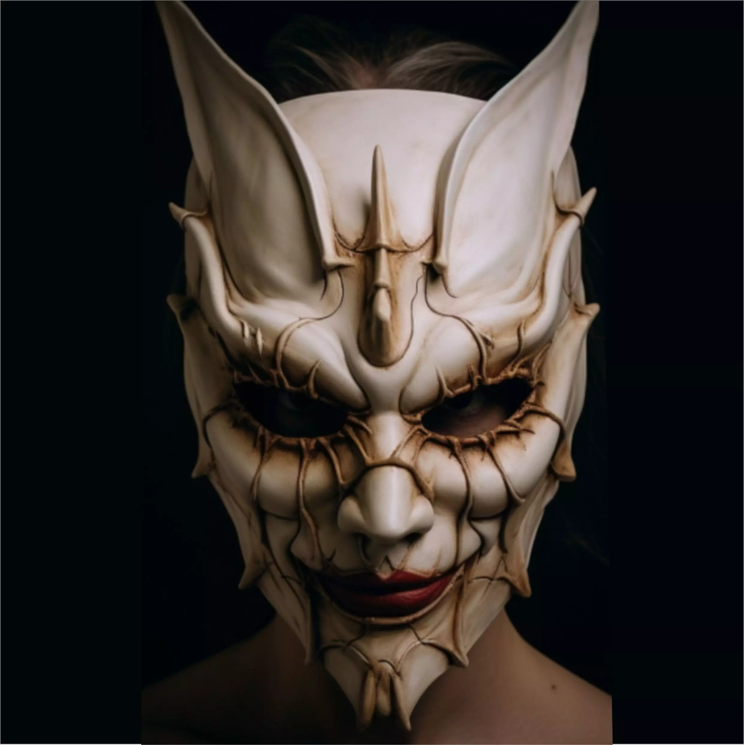 KILLER CAT MASK 3D print model_0