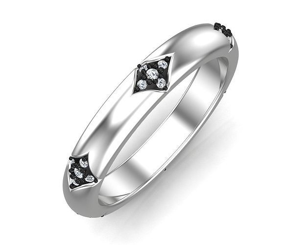 Wedding Diamond Bend 3D print model
