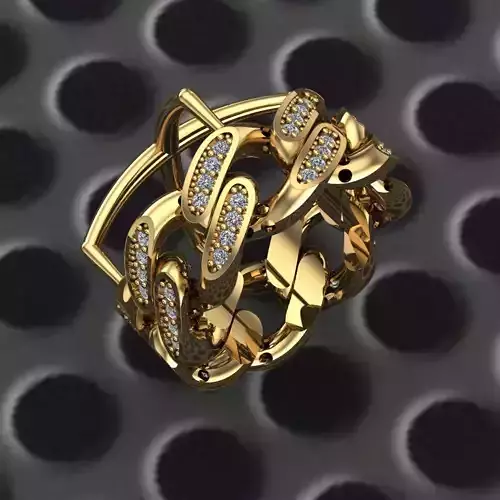 9 MM CUBAN LINK CHAIN RING