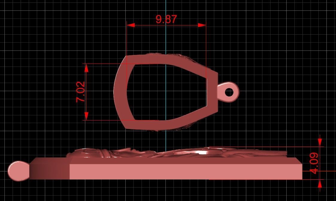 Ortodox St Nicolas pendant 003 3D print model_8